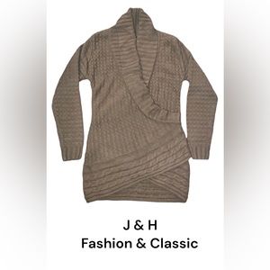 COPY - J&H Fashion & Classic wrap sweater.